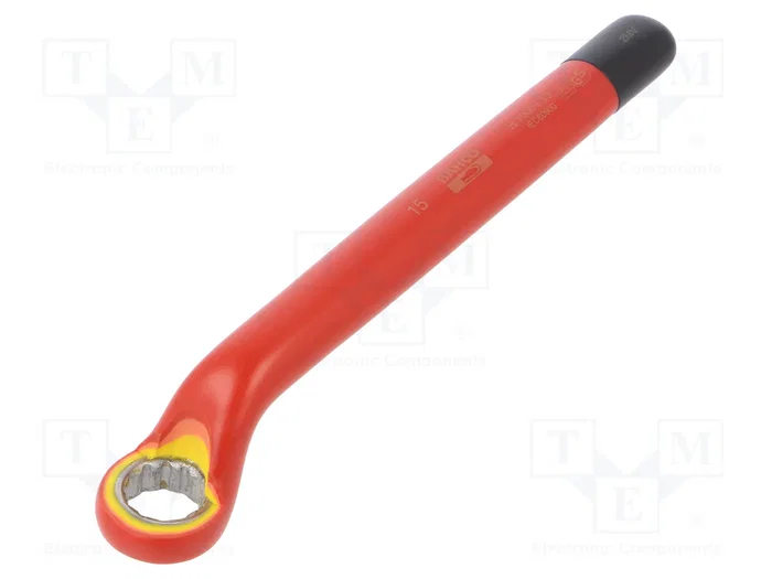 BAHCO Llave de anillo aislada 15mm 1kV BAHCO Llave de anillo aislada 15mm 1kV