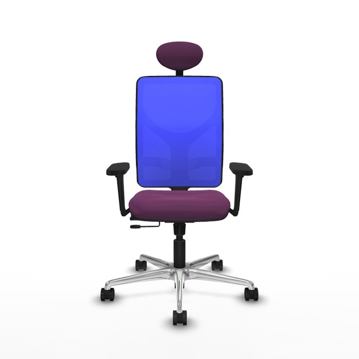 PIQUERAS Y CRESPO Silla de oficina Motilla con mecanismo Sincro/Traslack, Morado y Azul PIQUERAS Y CRESPO Silla de oficina Motilla con mecanismo Sincro/Traslack, Morado y Azul