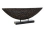 DKD Home Decor Decoración de Resina Centro de Mesa Marrón y Negro