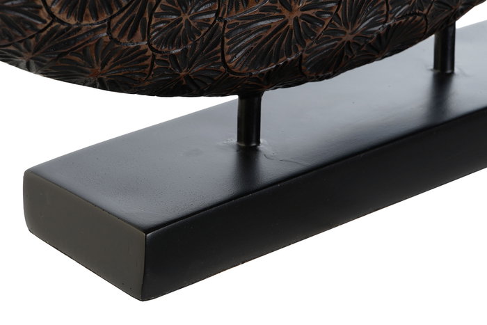 DKD Home Decor Decoración de Resina Centro de Mesa Marrón y Negro DKD Home Decor Decoración de Resina Centro de Mesa Marrón y Negro