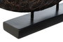 DKD Home Decor Decoración de Resina Centro de Mesa Marrón y Negro