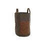 DKD Home Decor Bolsa de Algodón Canvas 40x40x60 para Restos Verdes