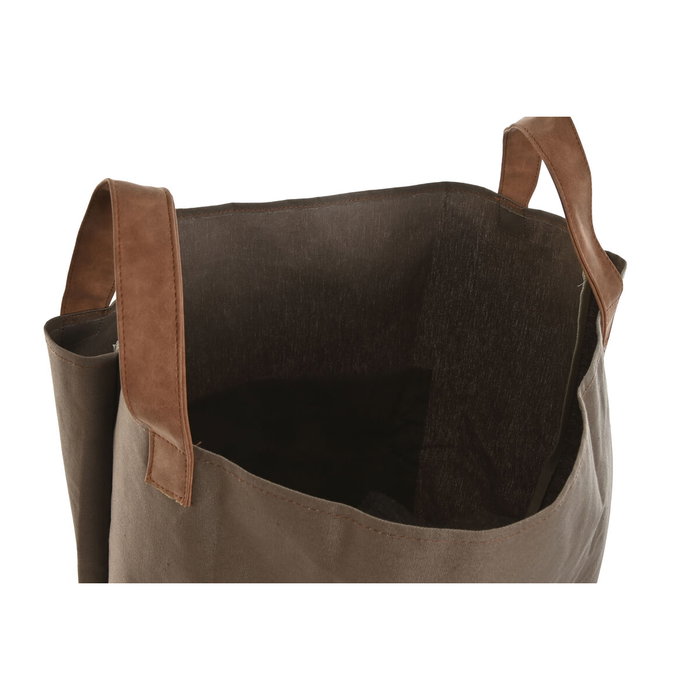 DKD Home Decor Bolsa de Algodón Canvas 40x40x60 para Restos Verdes