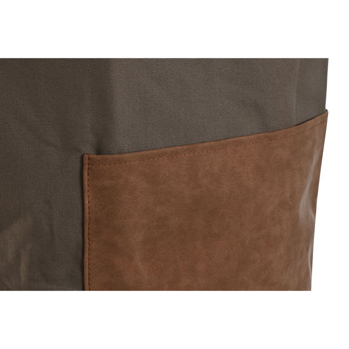DKD Home Decor Bolsa de Algodón Canvas 40x40x60 para Restos Verdes