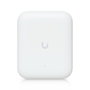 Ubiquiti Access Point WiFi 7 Exterior con 4 Flujos Espaciales, Puerto 2.5 GbE, PoE+, IPX6, Antena Direccional, Cobertura 465 m², Color Blanco