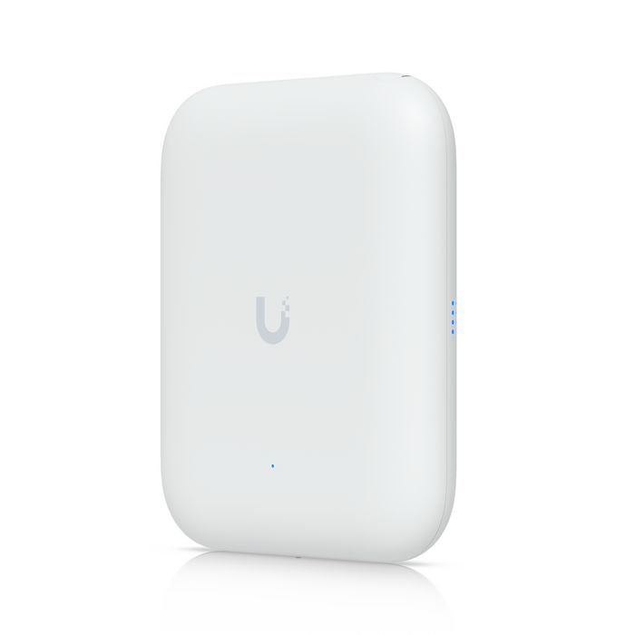 Ubiquiti Access Point WiFi 7 Exterior con 4 Flujos Espaciales, Puerto 2.5 GbE, PoE+, IPX6, Antena Direccional, Cobertura 465 m², Color Blanco