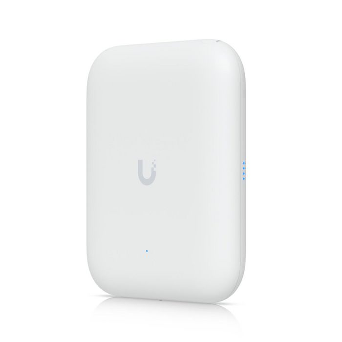 Ubiquiti Access Point WiFi 7 Exterior con 4 Flujos Espaciales, Puerto 2.5 GbE, PoE+, IPX6, Antena Direccional, Cobertura 465 m², Color Blanco
