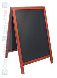 Pizarra Ext.Duplo 55x85 cm Caoba
