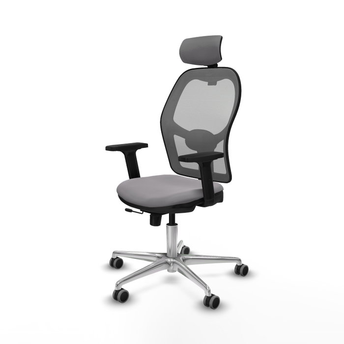 PIQUERAS Y CRESPO Silla de oficina Jorquera Gris con Mecanismo Sincro/Traslack PIQUERAS Y CRESPO Silla de oficina Jorquera Gris con Mecanismo Sincro/Traslack