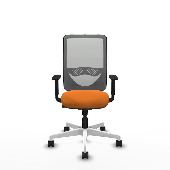 PIQUERAS Y CRESPO Silla de oficina Zulema Naranja y Gris PIQUERAS Y CRESPO Silla de oficina Zulema Naranja y Gris