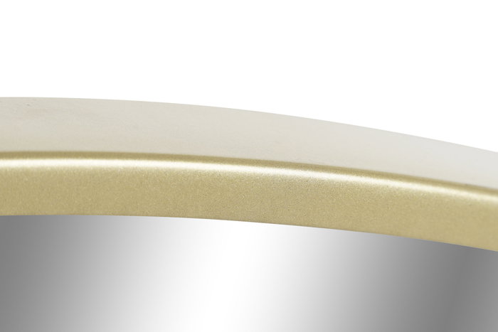 DKD Home Decor Espejo Anxi Redondo Dorado 100x100 cm