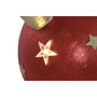 DKD Home Decor Base Árbol LED Magnesia Rojo y Dorado 40,5x40,5x40