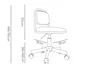 Q-connect Silla Infantil Bari Escritorio Color Rosa Alt Max 795mm Anc 390mm Prof 350mm