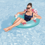 Bestway Rueda Hinchable con Asas y Respaldo Coral D117 cm Playa y Piscina 43730