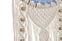 DKD Home Decor Atrapasueños de Macramé Algodón y Ratán Surtido 2 Piezas Azul y Crema