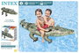 Intex Figura Hinchable Cocodrilo 170x86 cm (+ 3 Años)