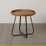 Mesita Natural Metal-Madera 62 X 62 X 61,50 cm