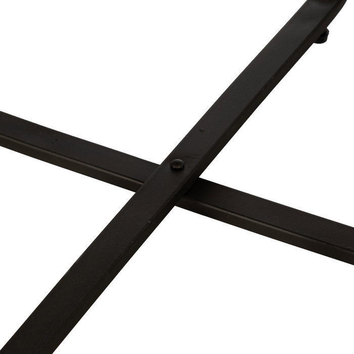 Mesita Natural Metal-Madera 62 X 62 X 61,50 cm