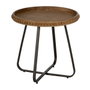 Ixia Mesita Natural Metal-Madera 62 x 62 x 61,50 cm