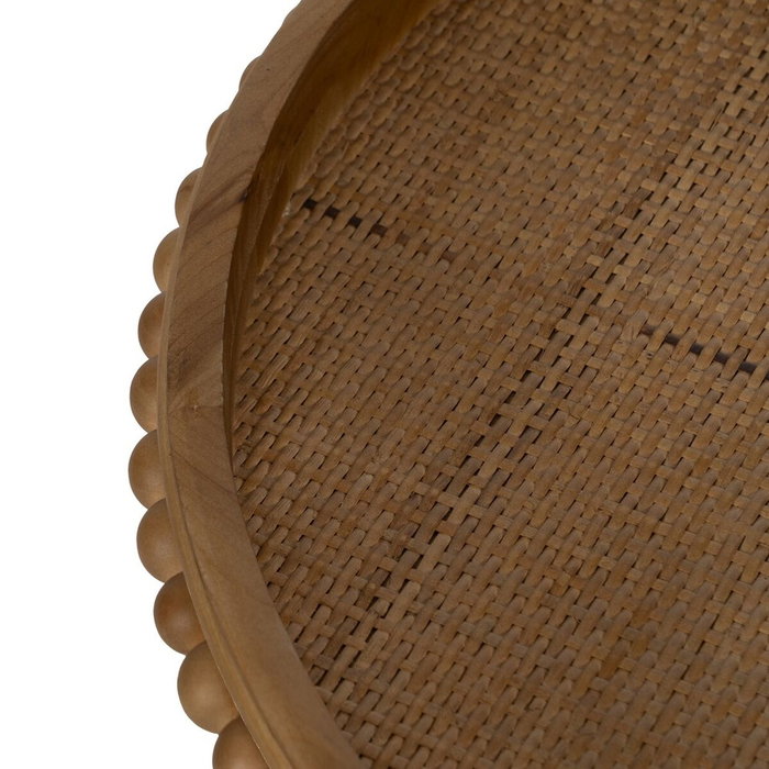 Ixia Mesita Natural Metal-Madera 62 x 62 x 61,50 cm