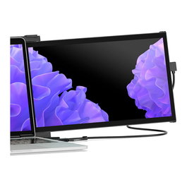 Mobile Pixels Duex Plus DS 13.3" Monitor portátil Full HD, Pantalla LCD 33.8 cm (1920 x 1080), 300 cd/m2, USB-C, Negro - Duex Plus DS