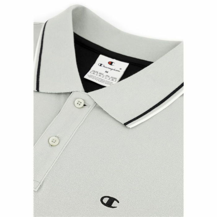 Polo de Manga Corta Hombre Champion Blanco 41