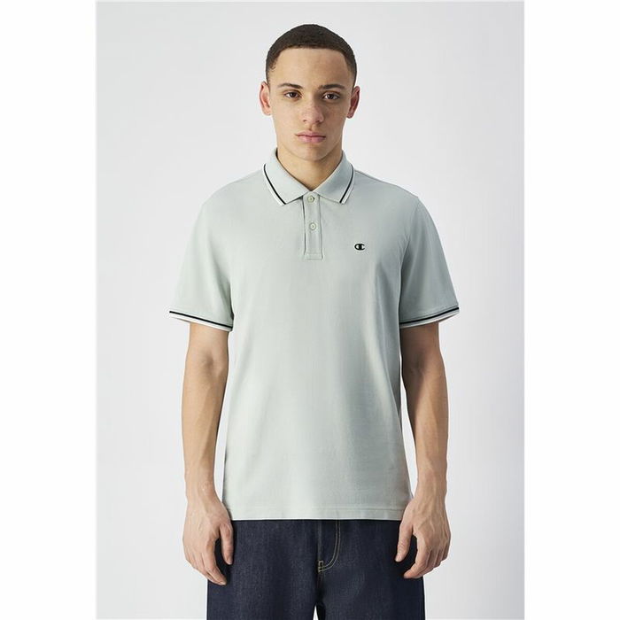 Polo de Manga Corta Hombre Champion Blanco 41