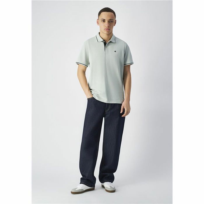 Polo de Manga Corta Hombre Champion Blanco 41