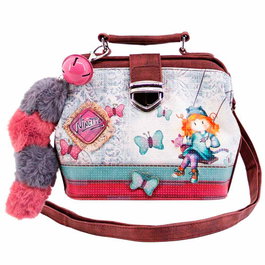 Forever Ninette Bolso Bandolera Doctor Swing Mujer Estilo Maletín Retro Multicolor