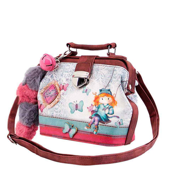 Forever Ninette Bolso Bandolera Doctor Swing Mujer Estilo Maletín Retro Multicolor