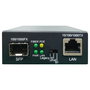 LevelOne GVT-2015 Conversor Ethernet 10/100/1000Base-T RJ45 a Puerto SFP con Alimentación PoE+ de 60W para Red Gigabit