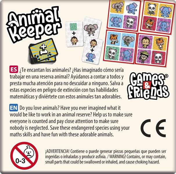 Cayro Juego Animal Keeper Mini 10 unidades