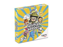 Cayro Juego Animal Keeper Mini 10 unidades, juego de cartas educativo en español e inglés para niños a partir de 3 años, 7x7x1.7 cm