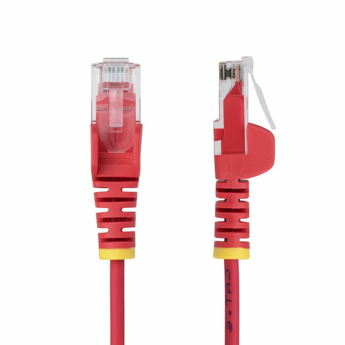 StarTech.com Cable de Red Ethernet CAT6 Delgado Rojo 1,5m RJ45 Snagless Slim 28AWG PoE++ 100W StarTech.com Cable de Red Ethernet CAT6 Delgado Rojo 1,5m RJ45 Snagless Slim 28AWG PoE++ 100W
