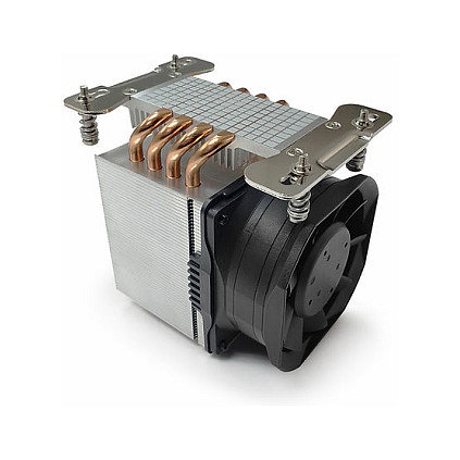 Dynatron A55 Refrigerador de Aire para CPU AMD SP6/TR5, Ventilador de 8 cm 2400-8000 RPM, 9 Aspas, Negro/Gris Dynatron A55 Refrigerador de Aire para CPU AMD SP6/TR5, Ventilador de 8 cm 2400-8000 RPM, 9 Aspas, Negro/Gris