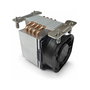Dynatron A55 Refrigerador de Aire para CPU AMD SP6/TR5, Ventilador de 8 cm 2400-8000 RPM, 9 Aspas, Negro/Gris