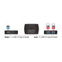 DeLOCK Conmutador USB 3.0 Sharing Switch 2 en 1 para Perifericos, USB 3.2 Gen 1, 5 Gbps, Negro, 87723