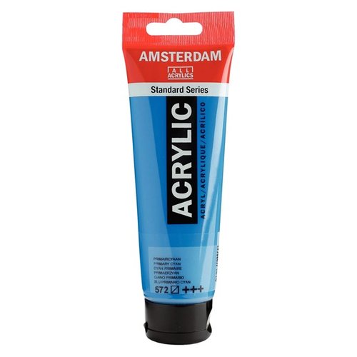 Talens Amsterdam Standard Series Pintura Acrílica Cian Primario 120ml