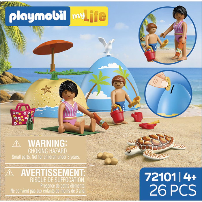 Playmobil Play Egg: Vacaciones en la Playa Playmobil Play Egg: Vacaciones en la Playa