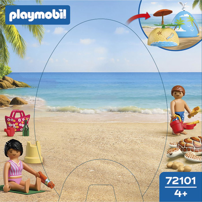 Playmobil Play Egg: Vacaciones en la Playa Playmobil Play Egg: Vacaciones en la Playa