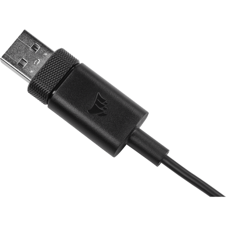 Corsair CH-930C011-EU Ratón Óptico USB Tipo A Mano Derecha Negro 12400 DPI Iluminación Azul