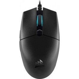 Corsair CH-930C011-EU Ratón Óptico USB Tipo A Mano Derecha Negro 12400 DPI Iluminación Azul