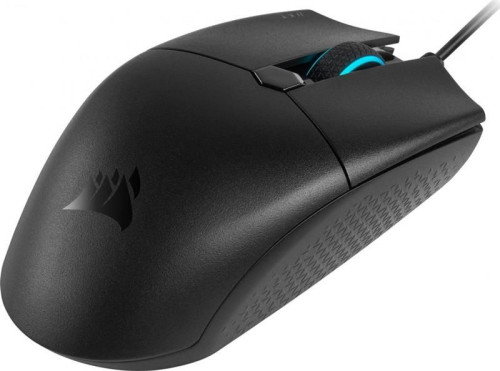 Corsair CH-930C011-EU Ratón Óptico USB Tipo A Mano Derecha Negro 12400 DPI Iluminación Azul