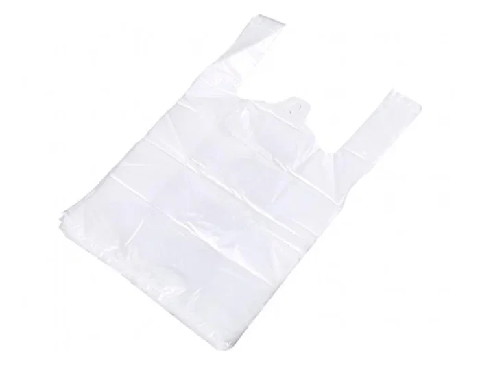 Bolsa camiseta reciclada 70% blanca 50 mc 35x50 cm apta legislacion bolsas 2021 Bolsa camiseta reciclada 70% blanca 50 mc 35x50 cm apta legislacion bolsas 2021