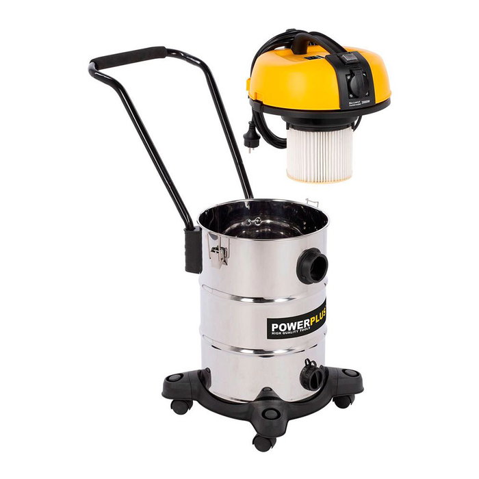 Powerplus Aspiradora húmedo/seco 1200 W 30 l