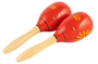 Maracas Jinbao de Madera de 9" M22