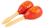 Maracas Jinbao de Madera de 9" M22