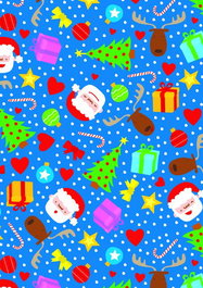 BASIKA Papel de Regalo Bobina Navidad 31 cm x 80 m (2 Kg aprox.) NV1705-A 31 CM