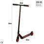 Color Baby Patinete Aluminio 2 ruedas Stunt Evolution Rueda 100Mm