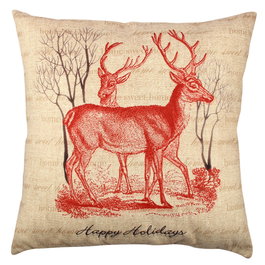 Aberto Design Cojín A11913 43x43 cm Algodón y Poliéster